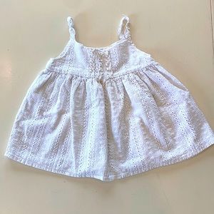 BCBG- Girls eyelet tank top